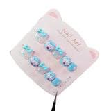 Sanrio Rainbow Kuromi Melody Kids Press On Nails Set