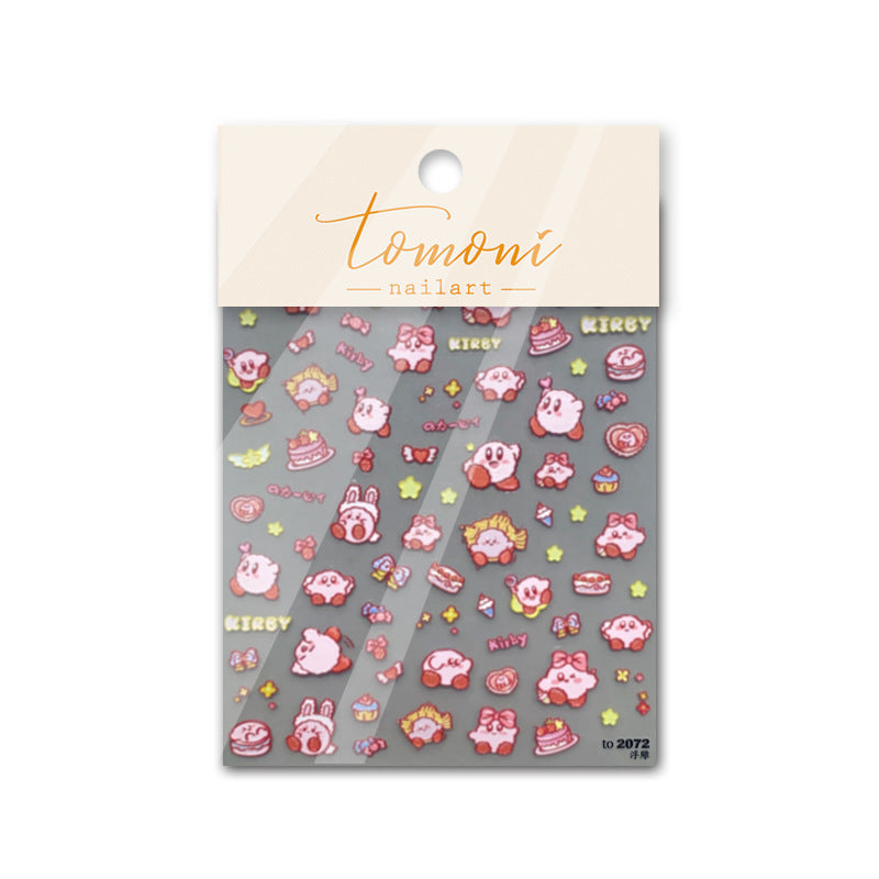 365nails: "Kirby kawaii friandises" – Autocollants pour ongles