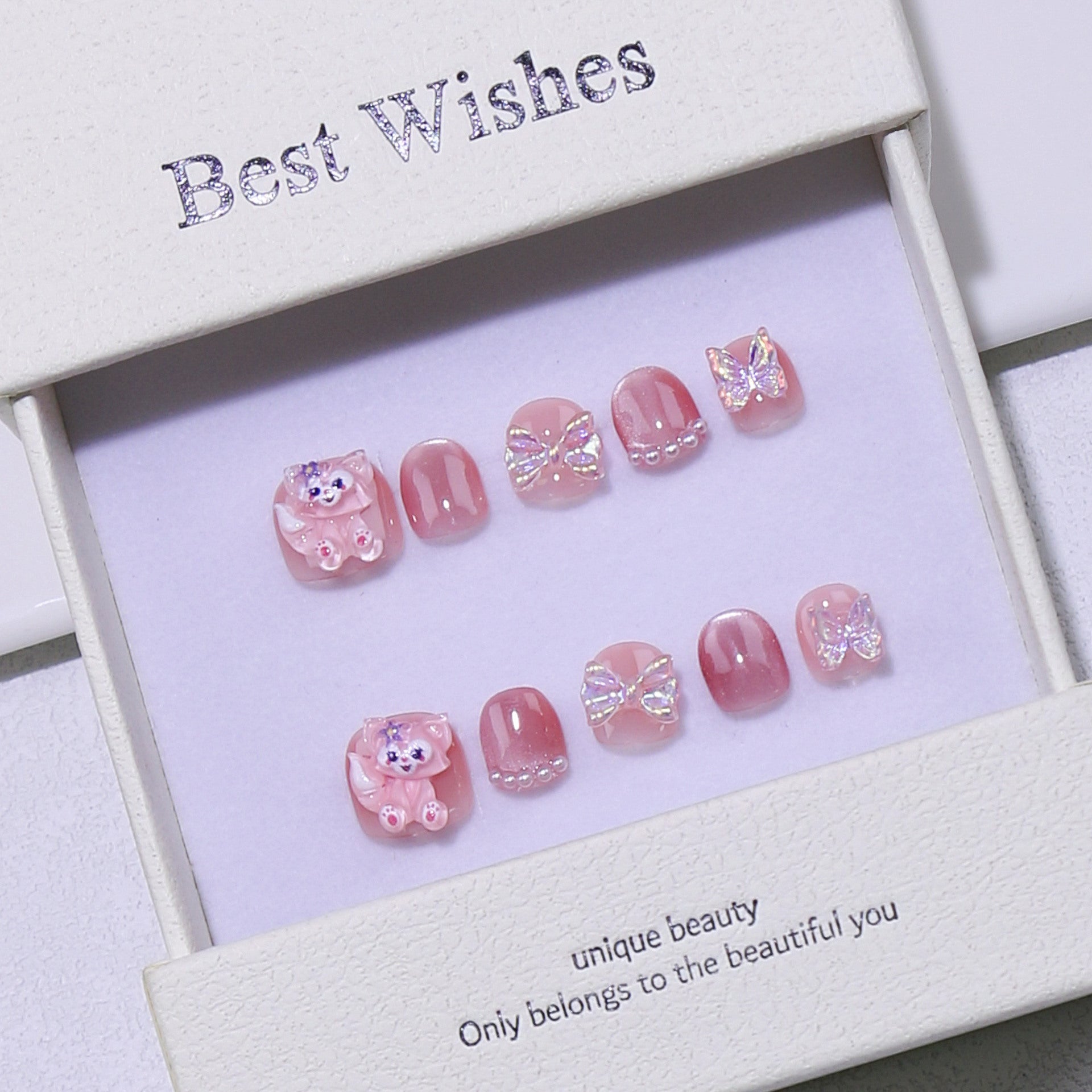 Children's special cute cartoon nail art 3-12 years old girls and children nail art film