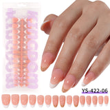 Nail Tips Exclusive for Amazon hot-selling French press on nails art patch oil injection removable fake nail piece 120 pieces