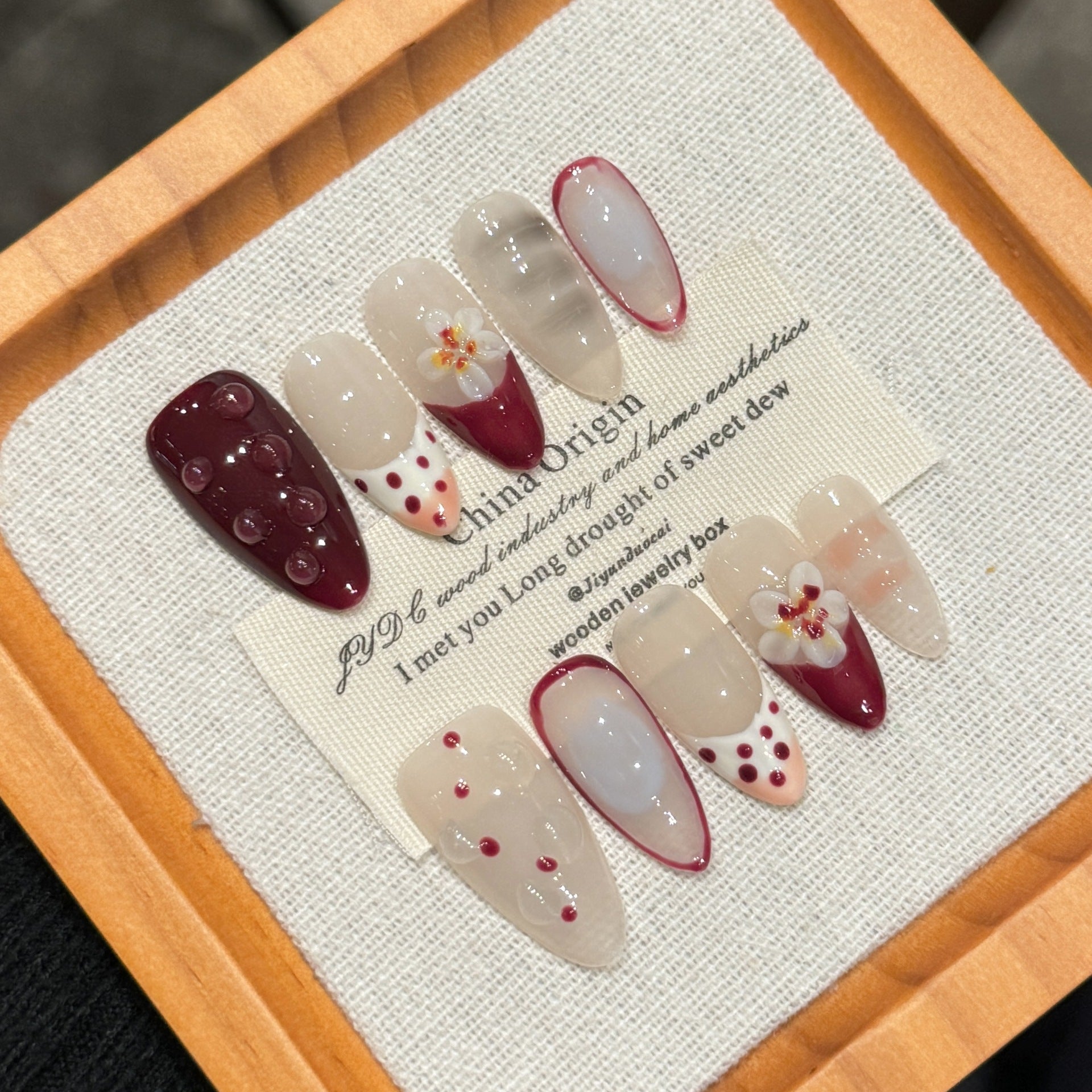 Pure Handmade Advanced Sense Summer Flower Theme Small Fresh Pure Handmade | 365nails