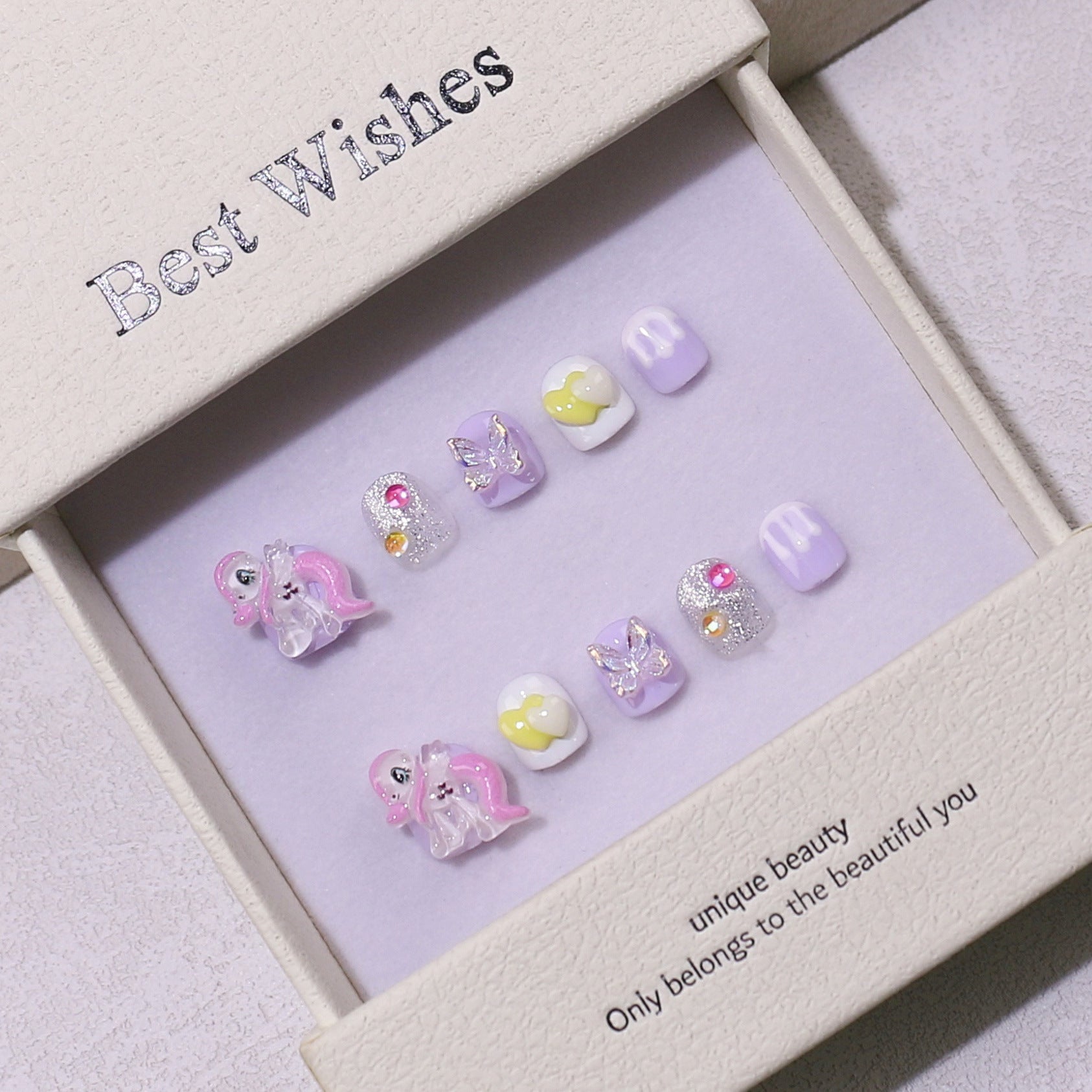 Children's special cute cartoon nail art 3-12 years old girls and children nail art film