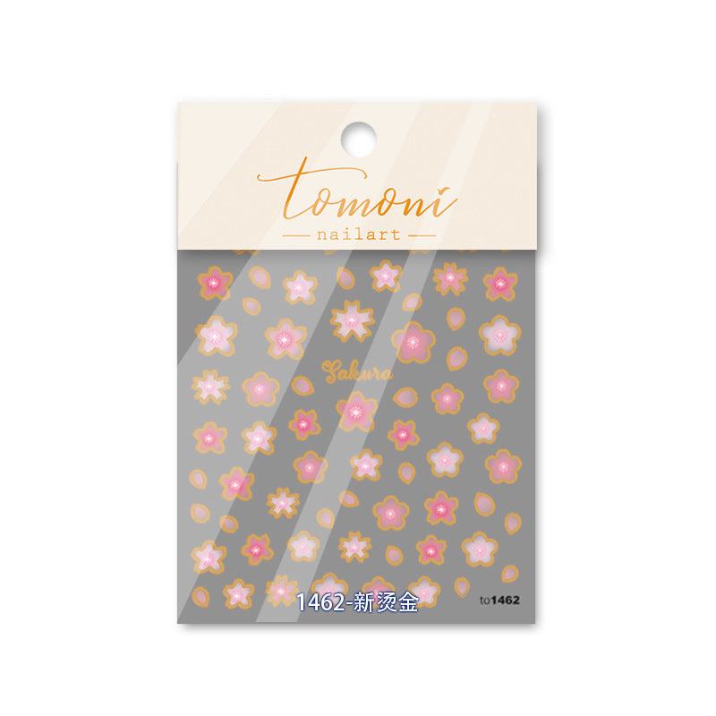 365nails: "Holographic Sakura Cherry Blossom" – Nail Art Stickers
