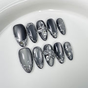 Lunar Chrome Series Press-On Nails