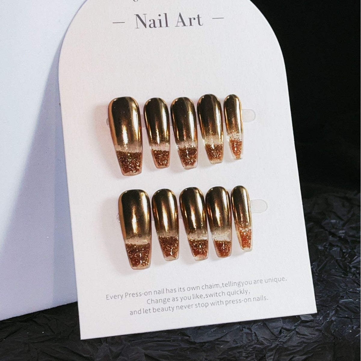 [Solid color] Minimalist wind TK popular ins wind monochrome ten fingers quicksand manual flow hemp press on nail