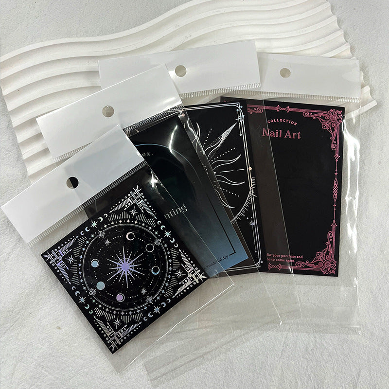 Clear OPP Press On Nail Packaging Display Bags (MOQ=50)
