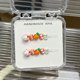 Sweet Cartoon Candy Kids Press On Nails Assorted Set