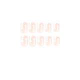 Almohadillas para uñas con diseño de arte de uñas al por mayor para el Día de San Valentín, almohadillas para uñas blancas con diseño de amor, producto terminado, extraíbles y avanzados | 365nails