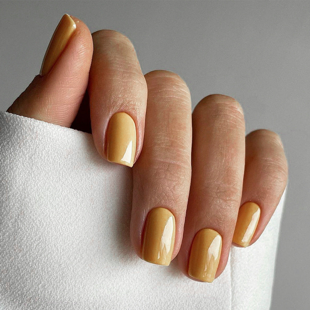 經典純色紅色短款方形穿戴甲 批發｜365nails