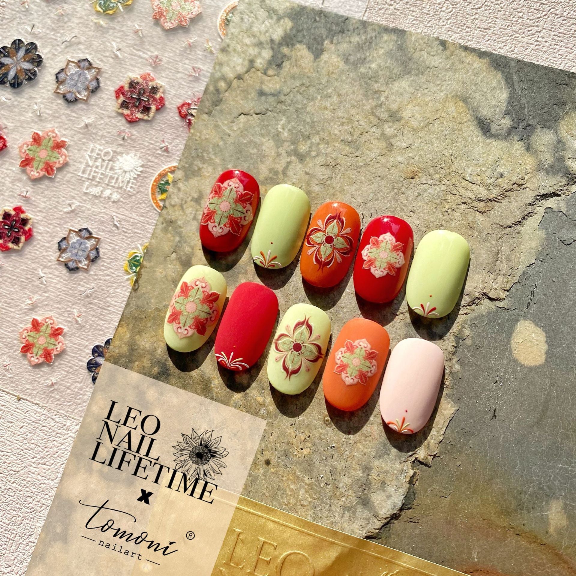 365nails: "빈티지 에스닉 만다라" – 네일 아트 스티커