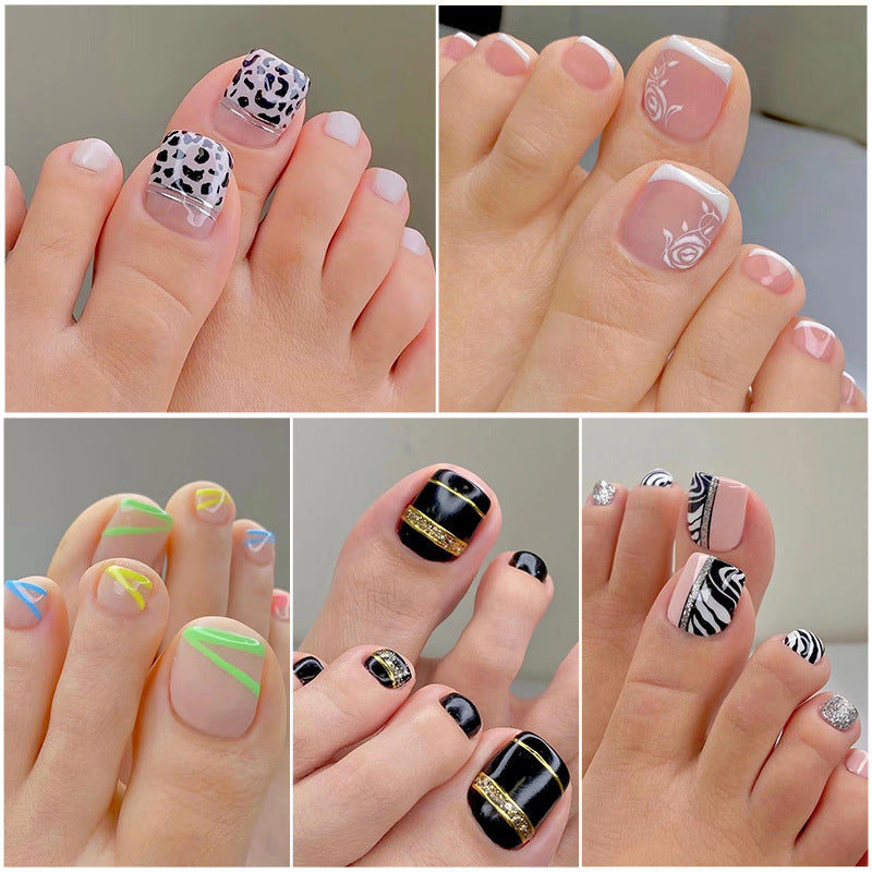 Wear nail manicure toenail patch wholesale collection toenail removable  fake nail false nails｜365nails