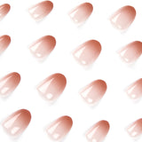 Pieza de uña con cambio gradual carmesí, pegatina para uñas, pieza de uña removible, parche para uñas, uña corta, venta al por mayor | 365nails