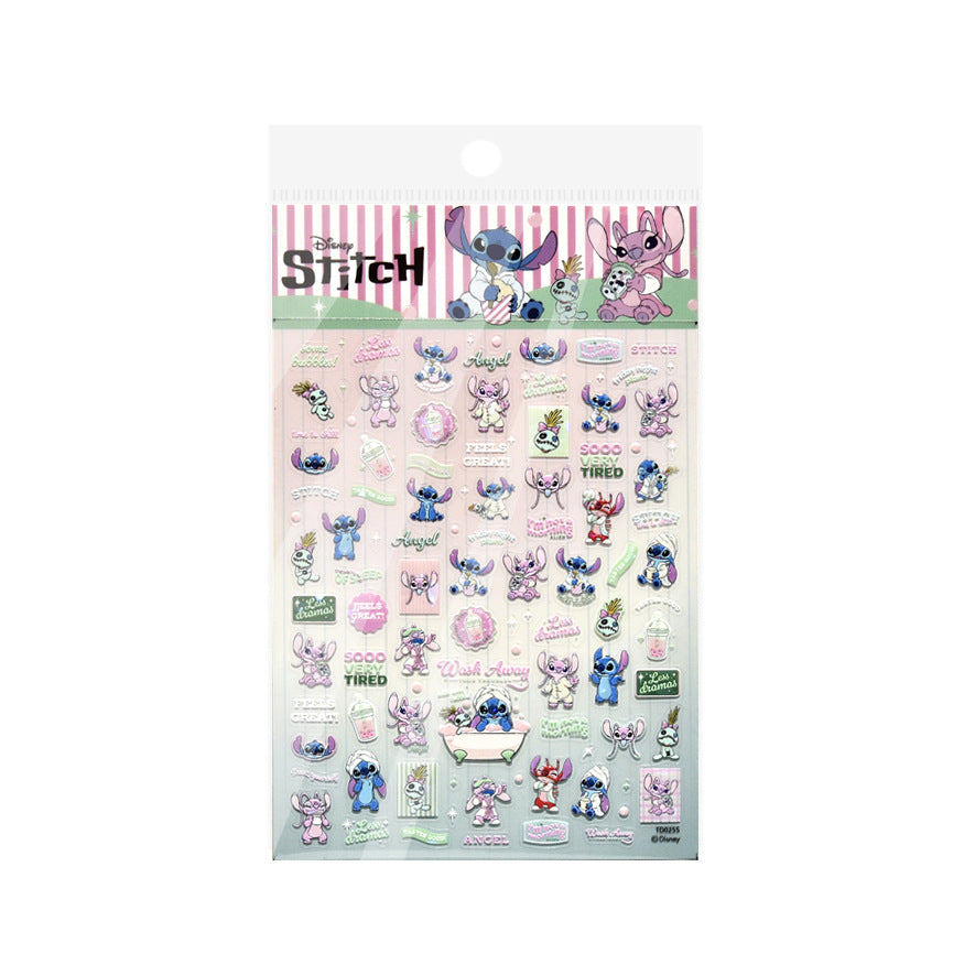 365nails: "Vie quotidienne de Stitch et Angel" – Autocollants pour ongles