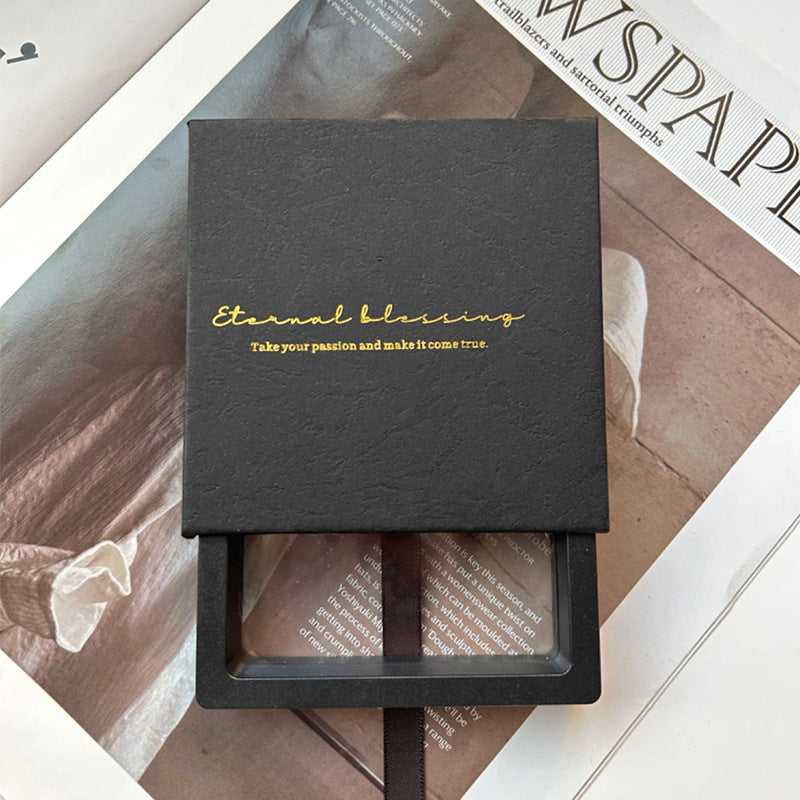 Premium Press‑On Nail Drawer Box – Elegant PE Pull‑Out Packaging Box