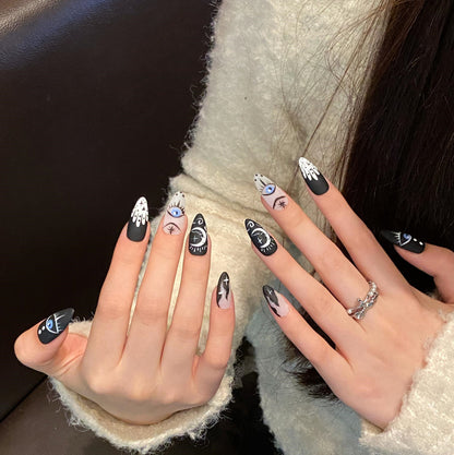 Pure handmade press on nails   nail art fake nails beauty | 365nails
