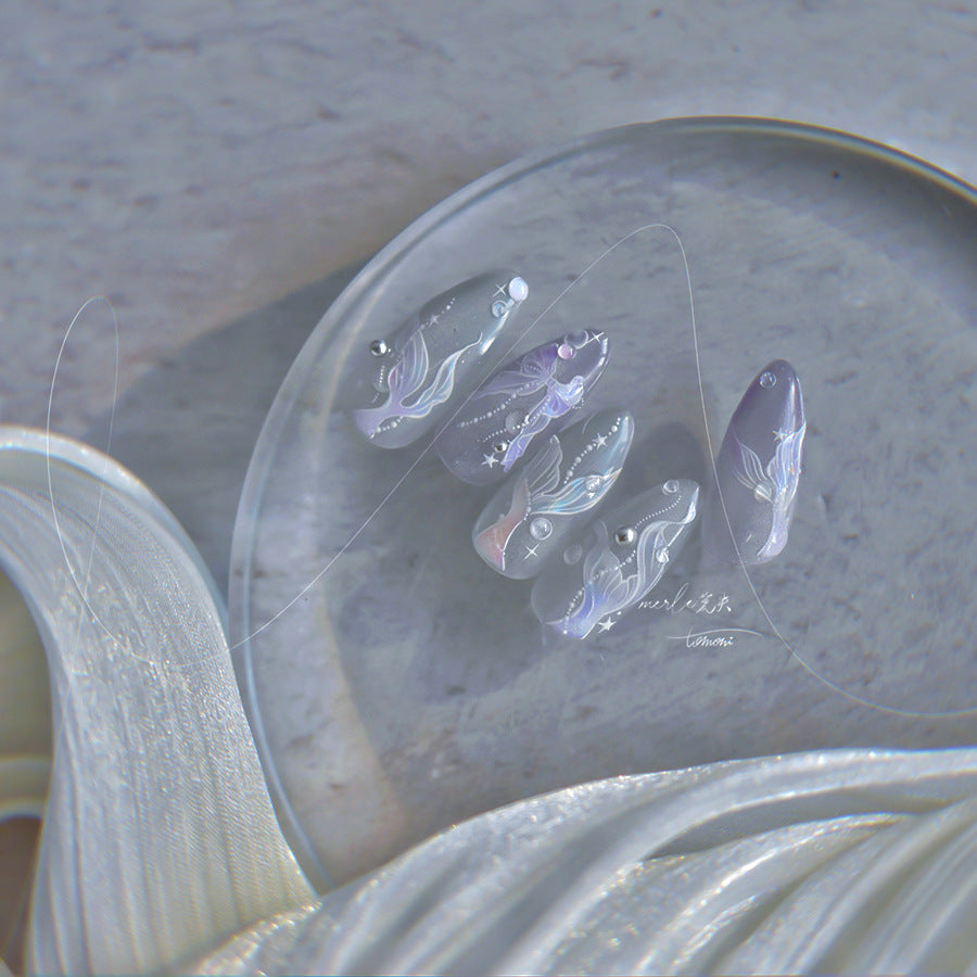 365nails: "極光美人魚尾"