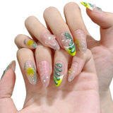 Fresh Mori Spring and Summer  Niche Nail Art Handmade Wear Nail | 365nails