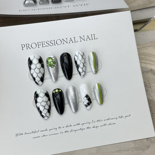 Internet celebrity explosion of the same beautiful Baoger manicure removable manicure can be used repeatedly | 365nails