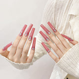 Pure handmade press on nails   nail art fake nails beauty | 365nails