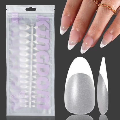 Nail Tips hot-selling nail pieces Frosted French, no-carving and grinding nail patches Prefabricated nail 120 pieces False nail wholesale