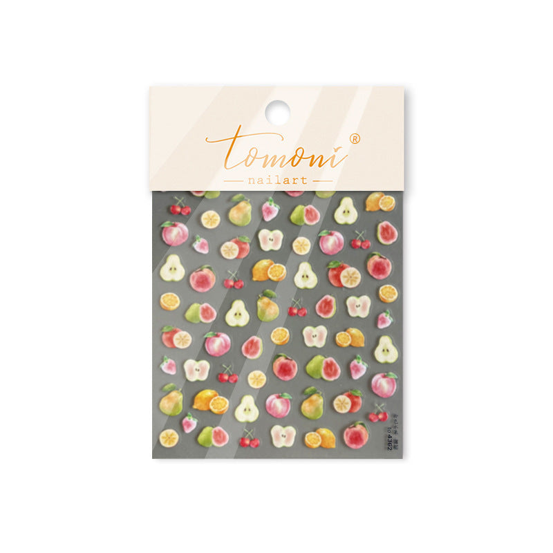 365nails : « Tranche de fruit aquarelle » – Autocollants pour ongles