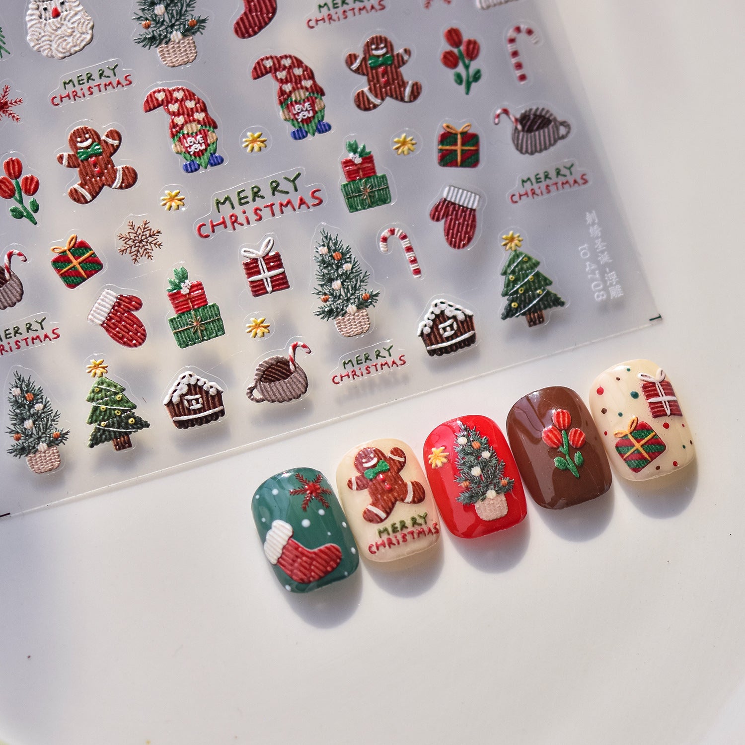 365nails: "Cozy Winter Forest" – nail art stickers