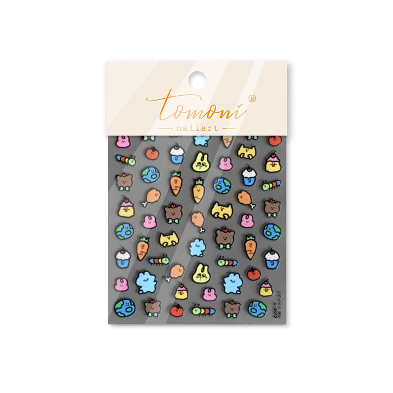 365nails: "Cute Coffee Bear Bakery" – Nail Art Stickers