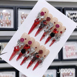 Extra Long 5.5cm Stiletto Press-On Nails Collection | Dozens of Styles | Reusable & Ready to Wear