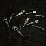 [Galaxy] ins Wind Explosion Dragon Claw Cat Eye Silver Ten Fingers Quicksand Flow Hemp Nail Art Removable press on nail