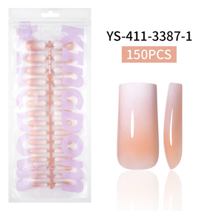 Nail Tips Europe and the United States  gradual change press on nails, simple water drop nail spray removable fake nail 150 pieces prefabricated nail