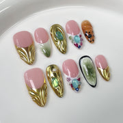 Emerald Muse Series Press-On Nails