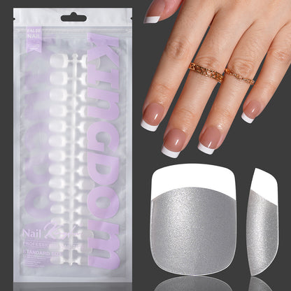 Nail Tips hot-selling nail pieces Frosted French, no-carving and grinding nail patches Prefabricated nail 120 pieces False nail wholesale