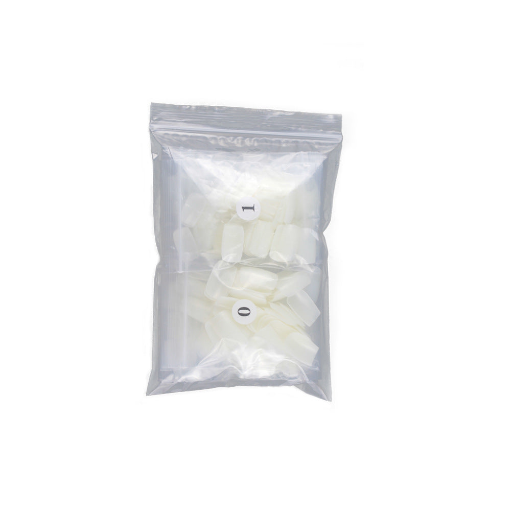 Nail Tips press on nails square stickers 500 pieces in bags, light and short, press on nails transparent fake nail patch manicure