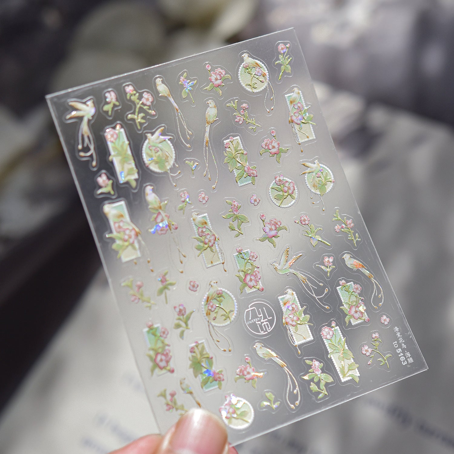 365nails: "Osmanthus & Swallow" – Nail Art Stickers