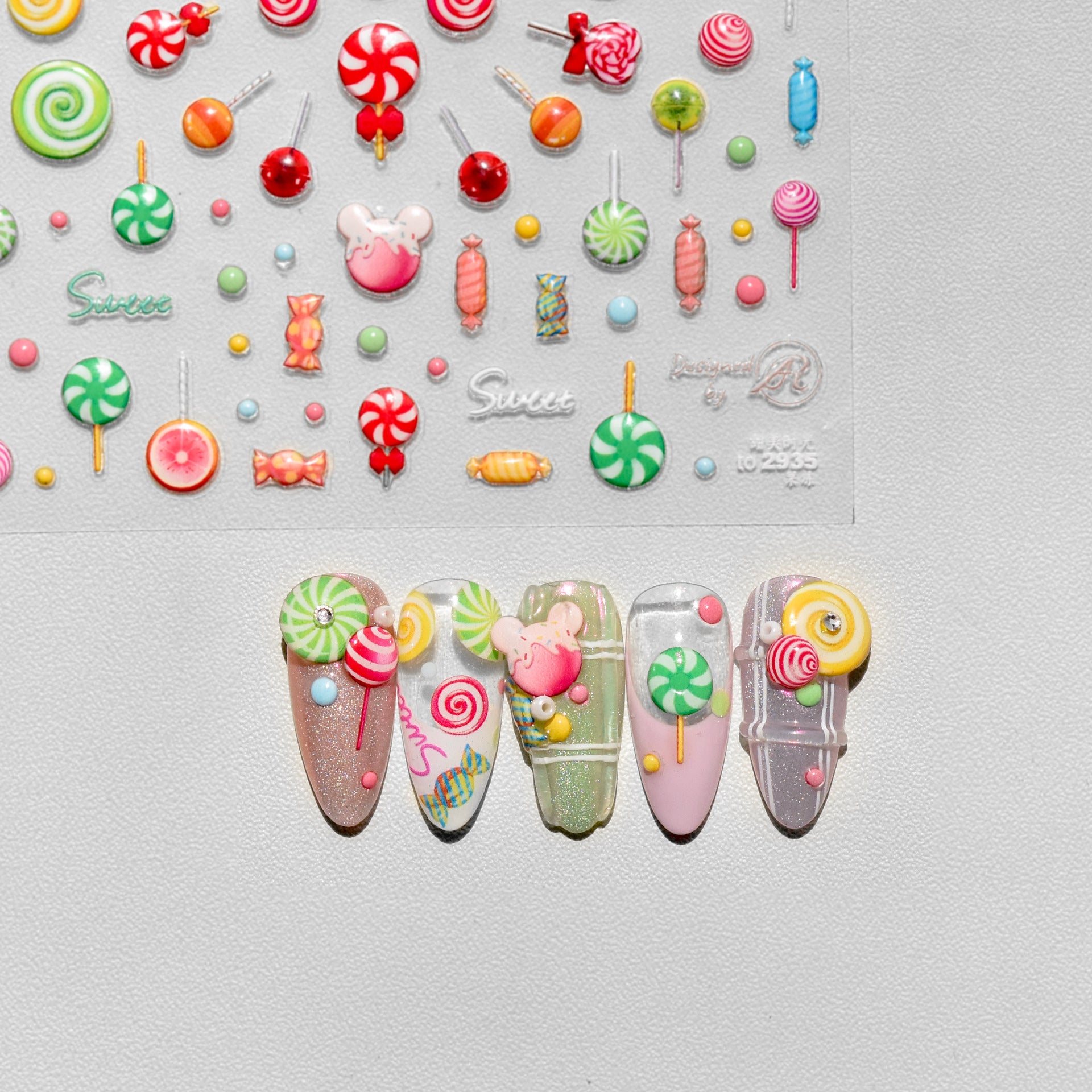 Sweet Candy Collection: "Jelly Treats" – 3D Jelly Nail Sticker