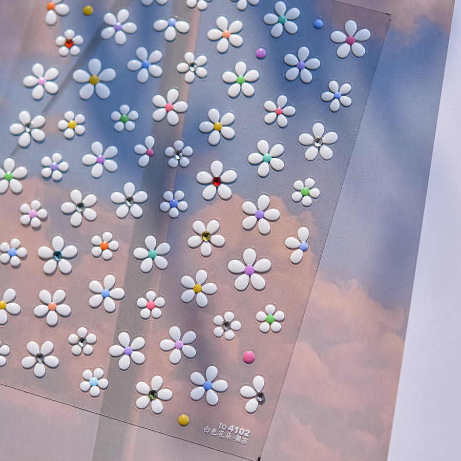 365nails: "Color Center Mini Flower" – nail art stickers