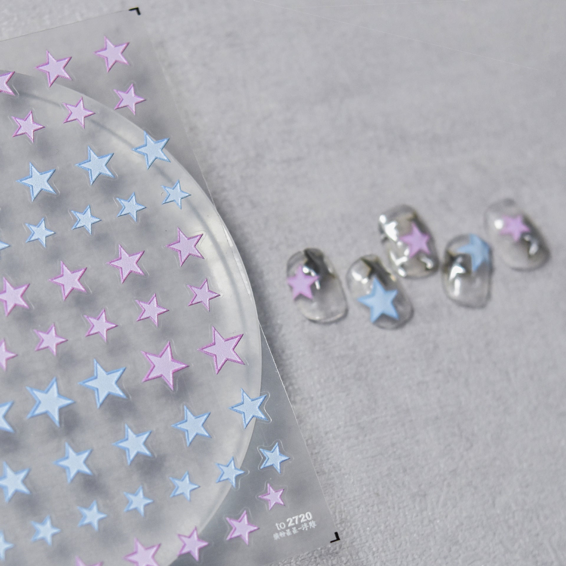 365nails：粉彩星空 美甲貼紙