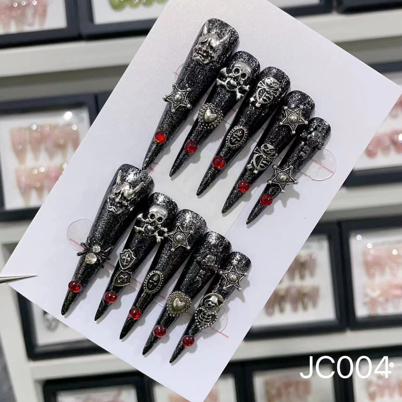 Extra Long 5.5cm Stiletto Press-On Nails Collection | Dozens of Styles | Reusable & Ready to Wear