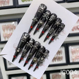 Extra Long 5.5cm Stiletto Press-On Nails Collection | Dozens of Styles | Reusable & Ready to Wear