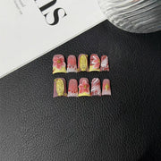 365nails 꽃피는 속삭임 3D 입체 플로럴 수제 아몬드형 네일