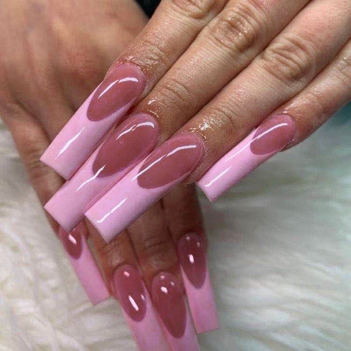 Nail Patch Powder French False nail  Art Finished Nail Patch Removable Nail Patch｜365nails