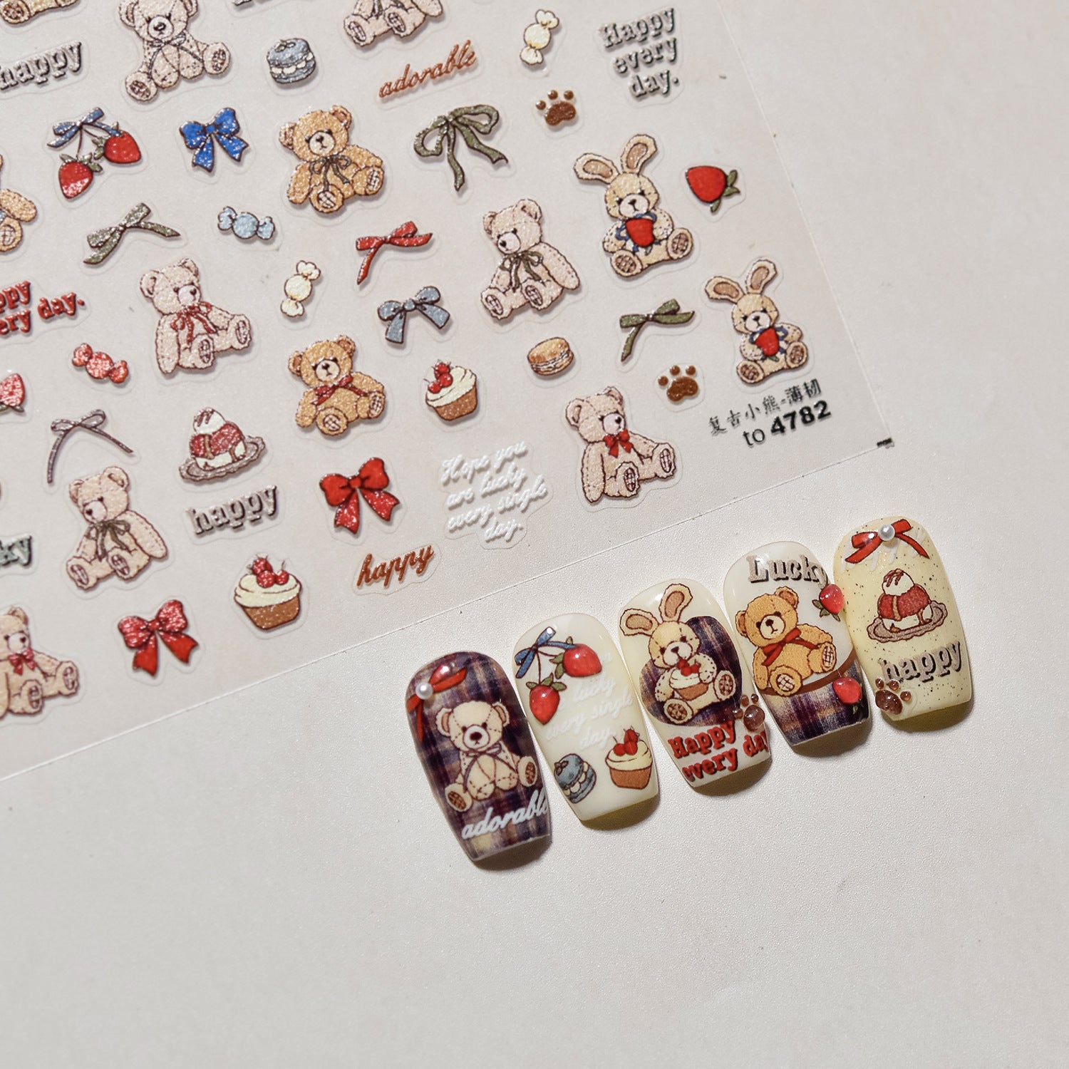 Cute Dachshund Collection: "Little Sausage Dogs" – 3D Embossed Nail Sticker