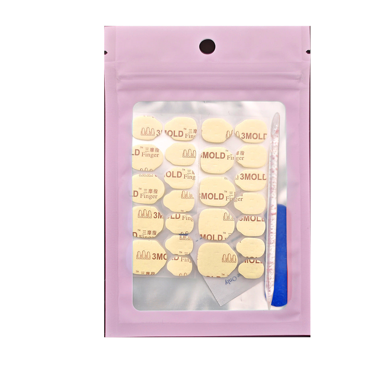 穿戴甲用果凍黏膠貼片與工具組（MOQ=5）