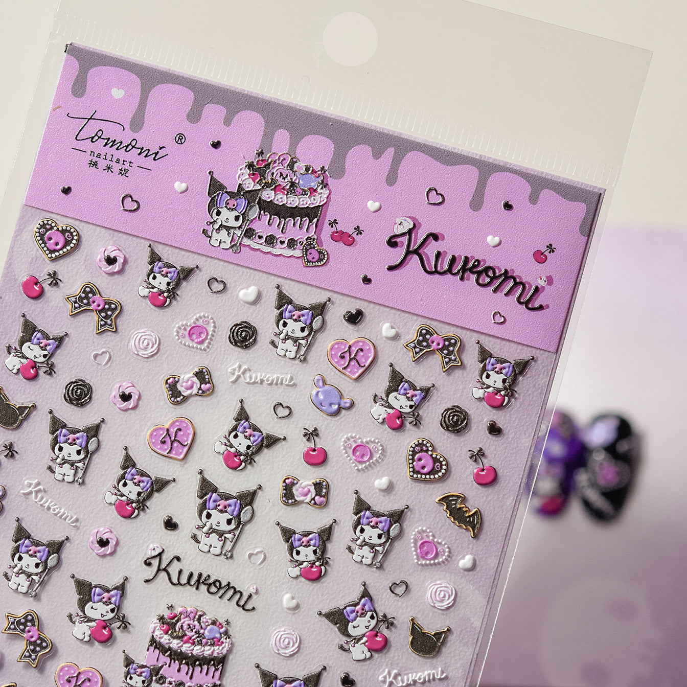 365nails: "Kuromi Sweet Party" – nail art stickers