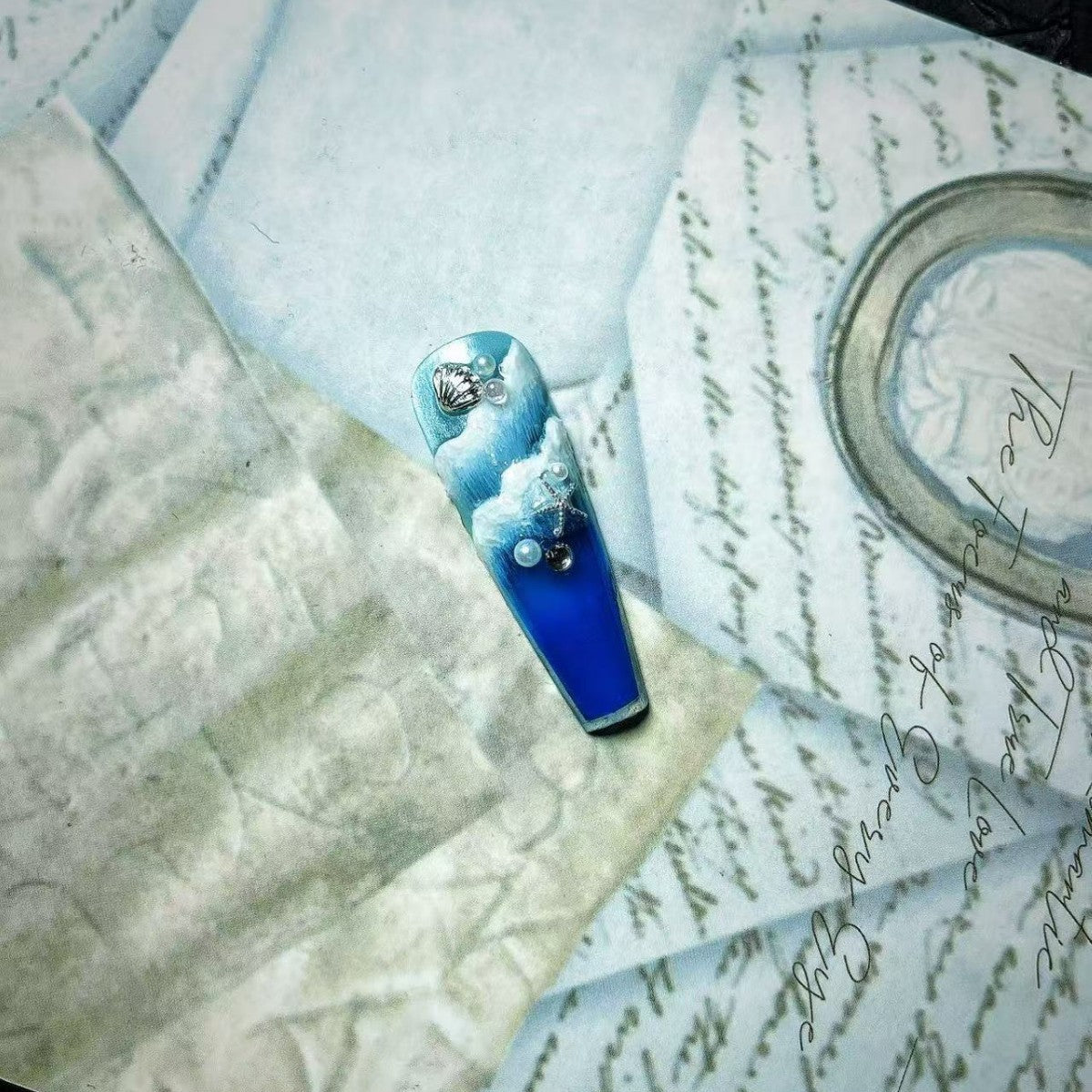 The Art Edit · Tidal Blue Neon