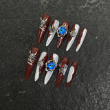 Pure handmade press on nails   nail art fake nails beauty | 365nails