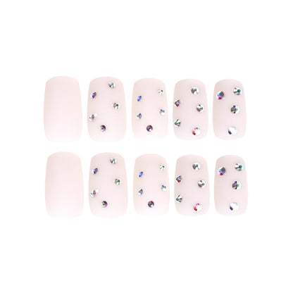 French Bare Powder Frosted Rhinestone Nail Art Wear Nail Art Wear Wholesale Nail Art Patch Nail Art Patch Frosted Nail Art｜365nails
