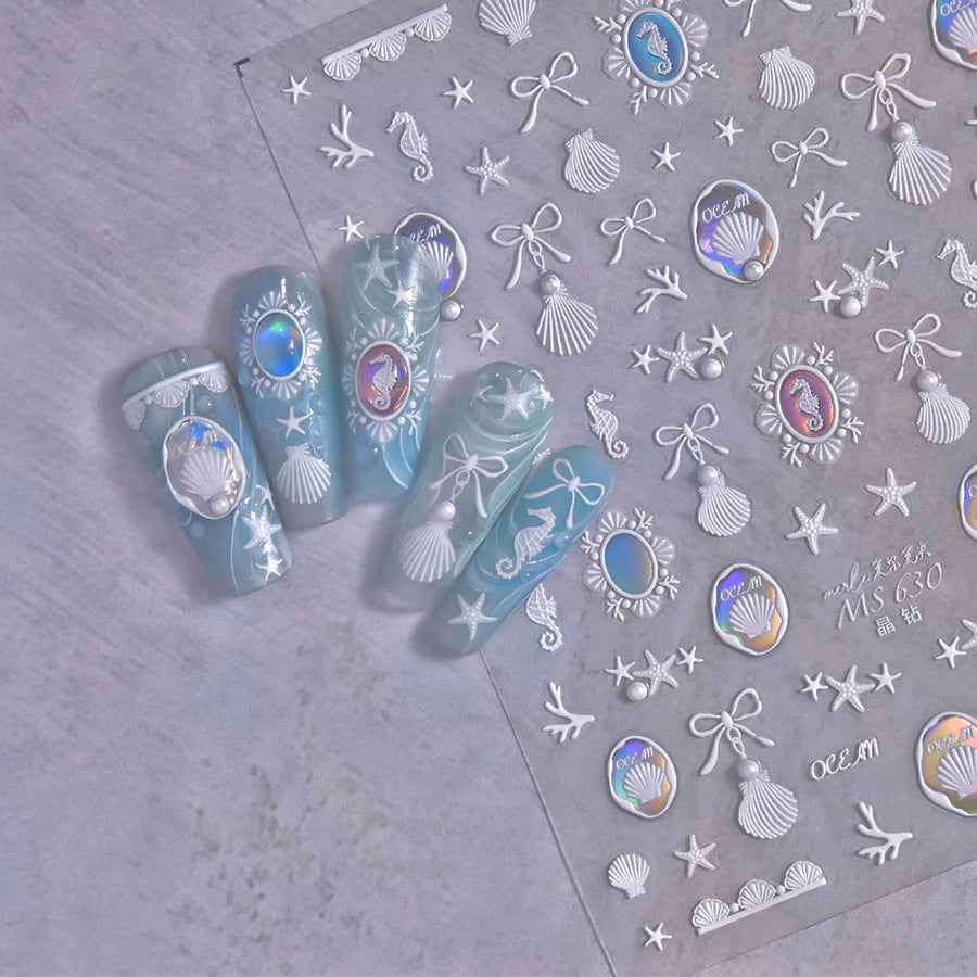 365nails: "golden ocean crystal" – Nail Art Stickers