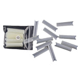 Nail Tips Amazon popular nail piece NO C extended water pipe nail patch 504 pieces boxed transparent semi-sticker XXXL fake nails