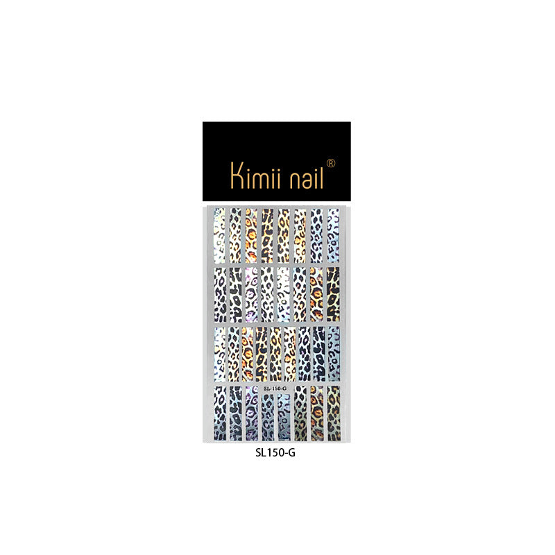 365nails: "Vintage Holographic Floral Border" – nail art stickers